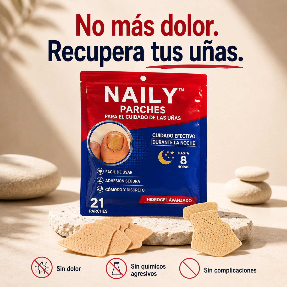 Naily™ | Parches para el cuidado de las uñas