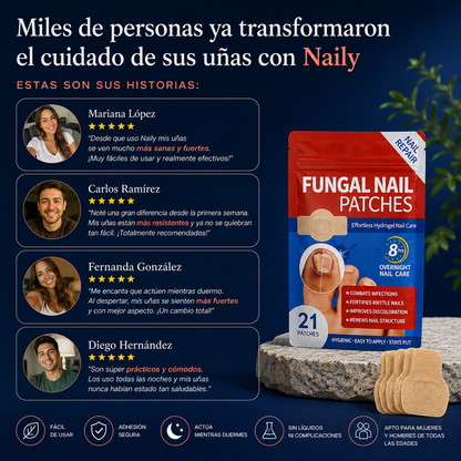 Naily™ | Parches para el cuidado de las uñas