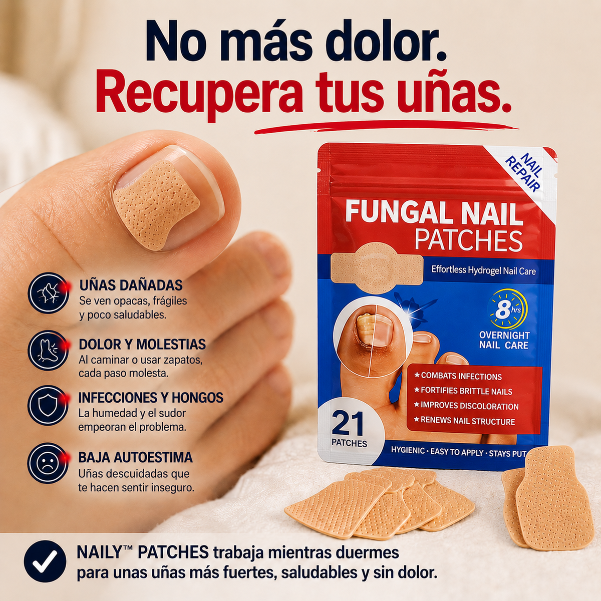 Naily™ | Parches para el cuidado de las uñas